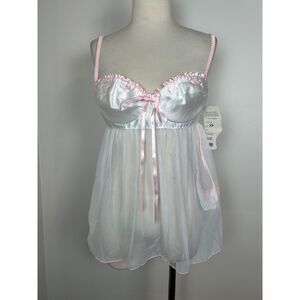NWT Shirley Lace Babydoll Lingerie Set Sabrina Carpenter Thong Womens XL